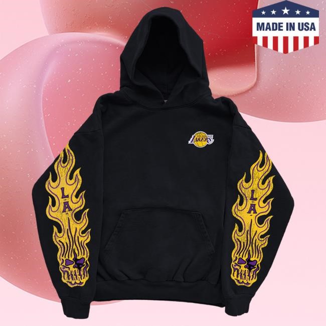 Lakers Slam Dunk Hoodies - Black | Warren Lotas Official NBA Lakers Slam Dunk Hoodies - Black | Warren Lotas Official NBA