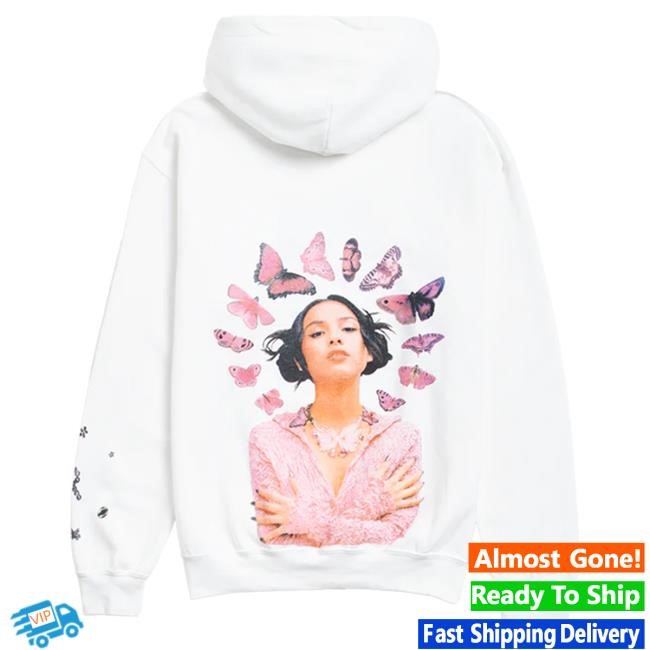 Official Olivia Rodrigo Store SOUR tour Hoodies in white
