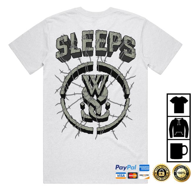 Official While She Sleeps Merch Bar Sculpture Crew neck Ash Merch Bar