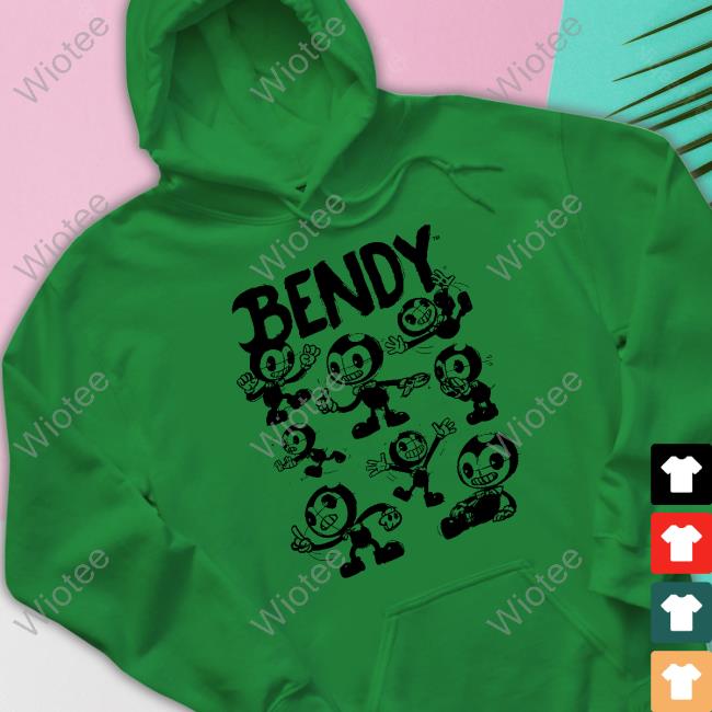Official Bendy Concept Art Hoodie Bendy Concept Art Crewneck Sweatshirt