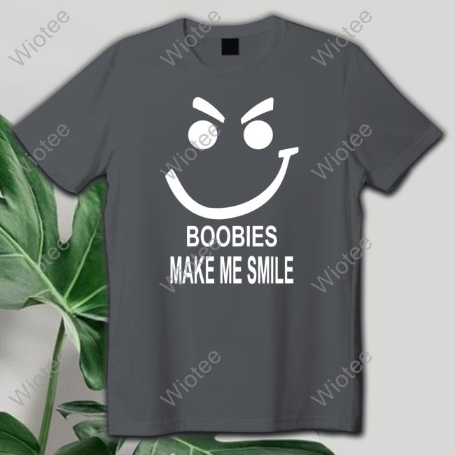 Weird Thrift Store Shirts Boobies Make Me Smile Hoodie Sweatshirt Strangethrift