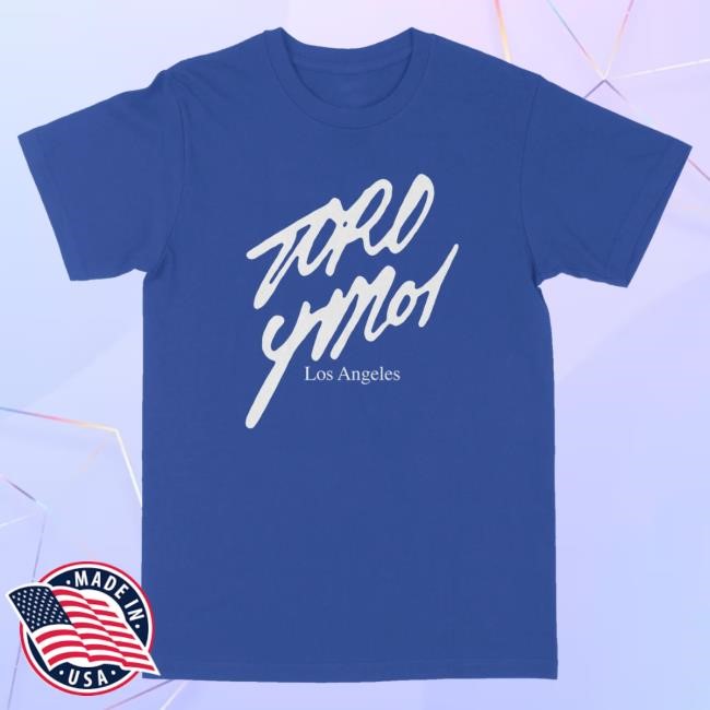 Official Toro y Moi Merch Store Script L.A. Tee Shirt Toro y Moi
