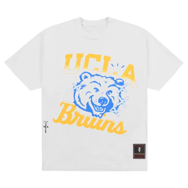 Official Travis Scott Utopia Merch Store CJ X M&N X UCLA HANDDRAWN Tshirt Travis Scott Apparel Clothing TravisScott
