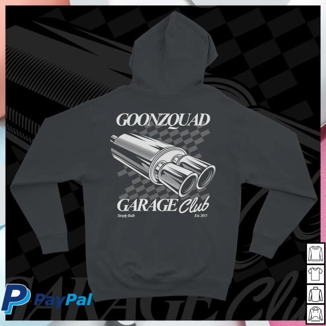 Official Goonzquad Garage Club Hooded Sweatshirt Official Goonzquad Garage Club Hood