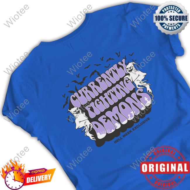 Currently Fighting Demons Hell Week Exclusive Shirt Fighting Demons HW Long Sleeve T Shirt