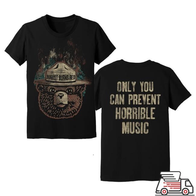 Official August Burns Red Kids Smokey The Bear Shirt Official August Burns Red Kids Smokey The Bear Tee