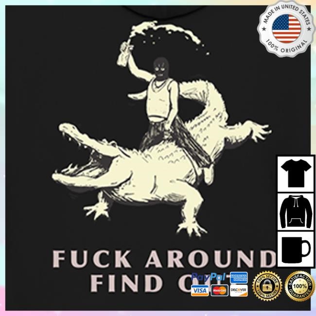 Mustard Service FAFO Gator Popover Hoodie