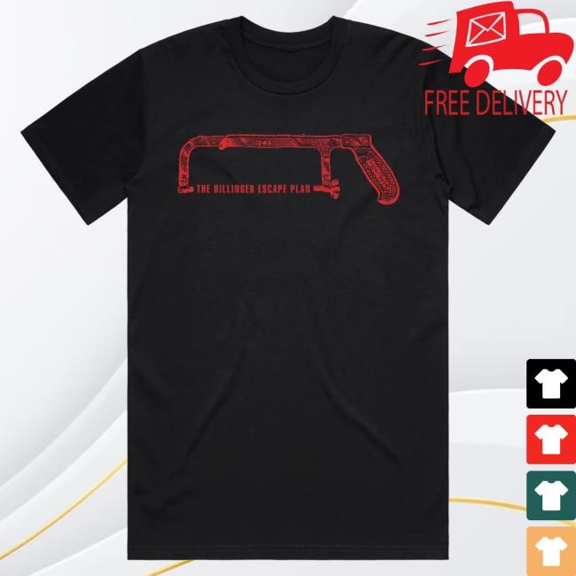 Official Sumerian Records Merch Store The Dillinger Escape Plan - Hacksaw Shirt