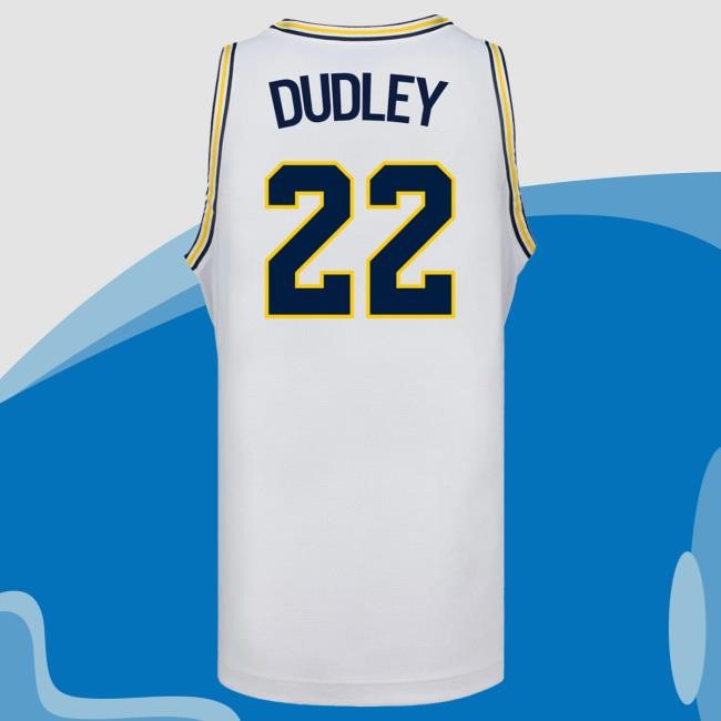 Michigan Wolverines #22 Kendall Dudley Student Athlete White Women's Basketball Jersey Hot Shirt The M Den Shop Official