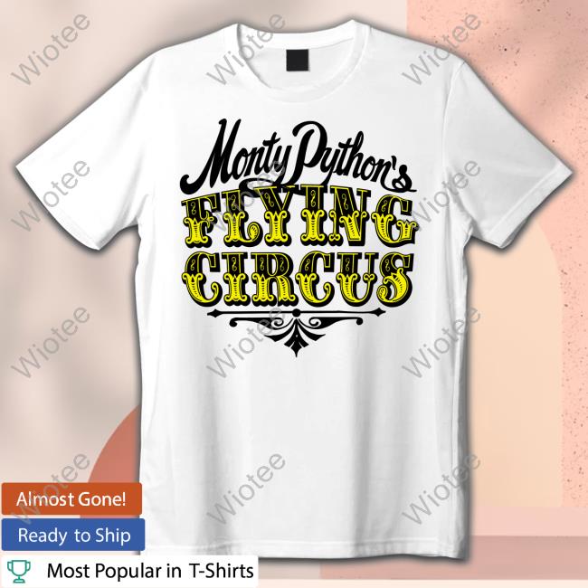 Official Monty Python Flying Circus Yellow Logo Long Sleeve Tee