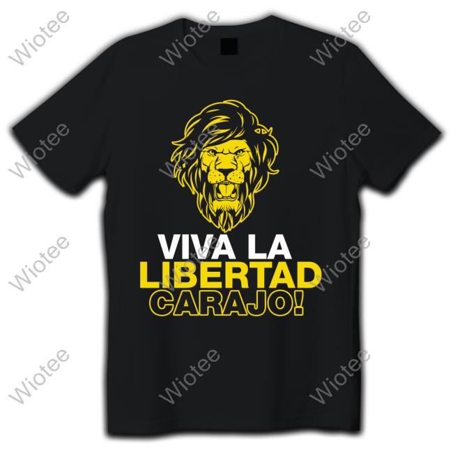 Viva La Libertad Carajo Lion Tank Top Viva La Libertad Carajo Crewneck Sweatshirt