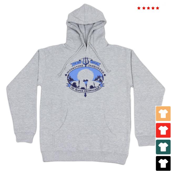 Official Naddpod Merch Jamboreen Attractive Hoodie Grey Not Another D&D Podcast