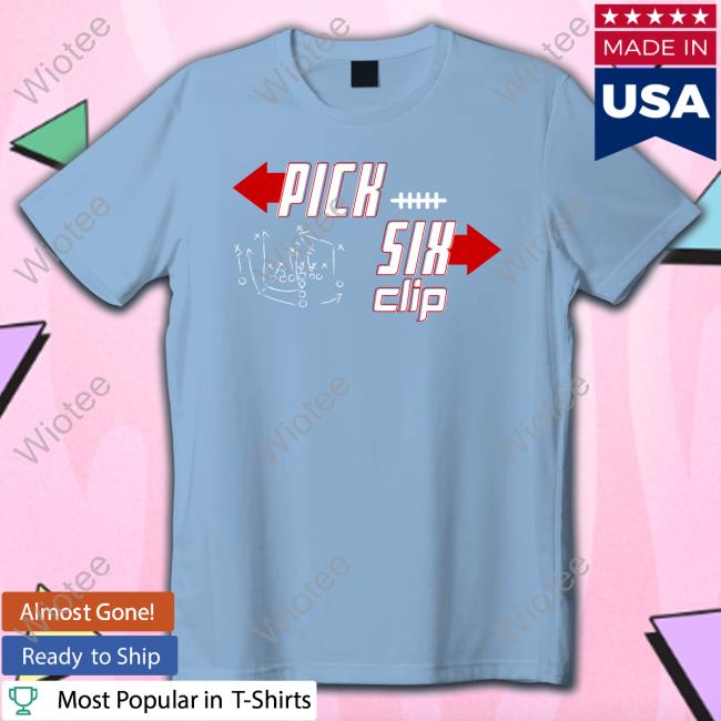 Official Pick Six Clip Sweatshirt Matt Rhule Pick Six Clip Tee Shirt