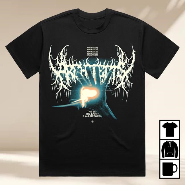 Official Architects Merch Store Shop Architects Glow Black Shirt 2025