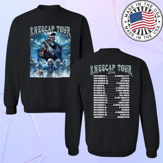 Official Barstool Huskies Merch Store Barstool U City Kneecap Tour 23 Pullover Sweatshirt Barstoolhuskies Apparel Clothing Shop