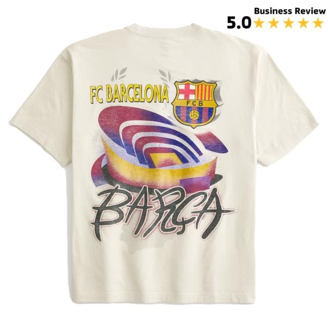 Official Hollister FC Barcelona Graphic Shirt HollisterCO Official Hollister Merch Store FC Barcelona Graphic T Shirt HollisterCO