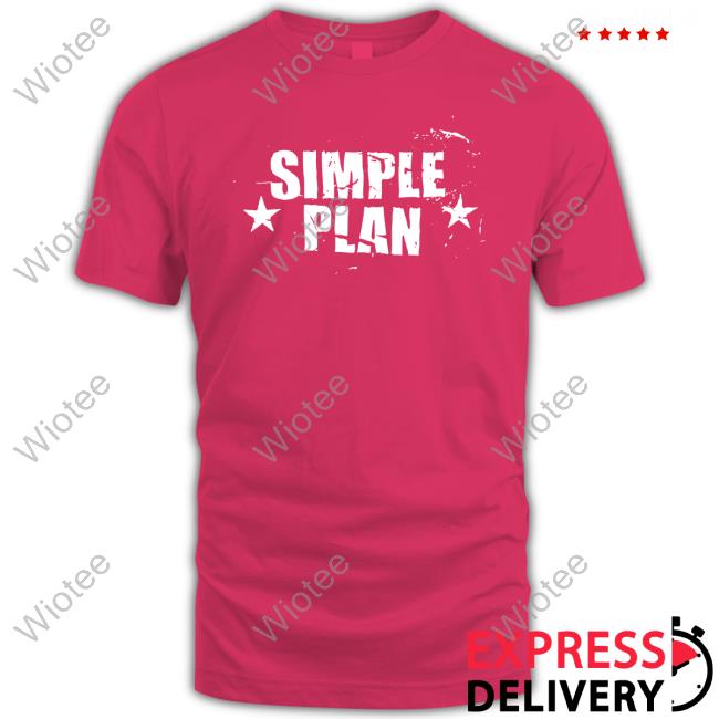 Simple Plan Store Simple Plan Star Shirt