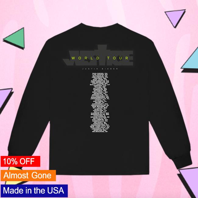 Official Justin Bieber Merch Store Shop Justin Bieber ADMAT LS T Shirt JustinBieber Apparel Clothing Official Justin Bieber Merch Store Shop Justin Bieber ADMAT L/S T Shirt JustinBieber Apparel Clothing