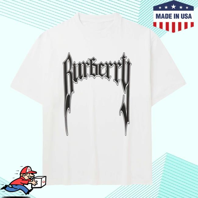 Xqc x Burberry Logo White T-Shirt