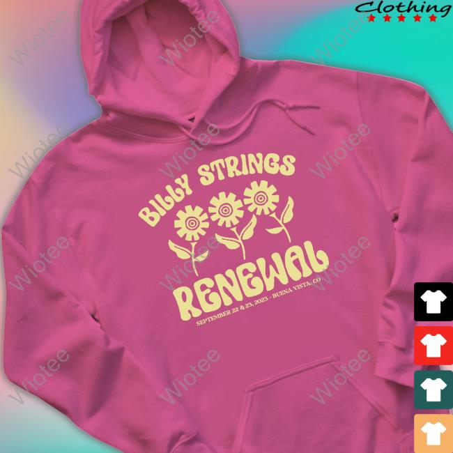 Official Billy Strings Merch Renewal 2023 Shirt Renewal 2023 T-Shirt