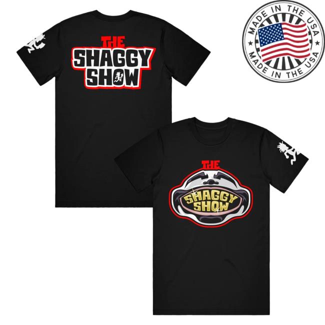 Official Icp Merch Clothing Store Insane Clown Posse Shaggy 2 Dope The Shaggy Show Mouth Logo Black T-Shirts