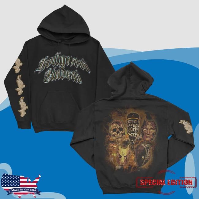 Official Hollywood Undead Merch Store Bling Crewneck (Black) HollywoodUndead