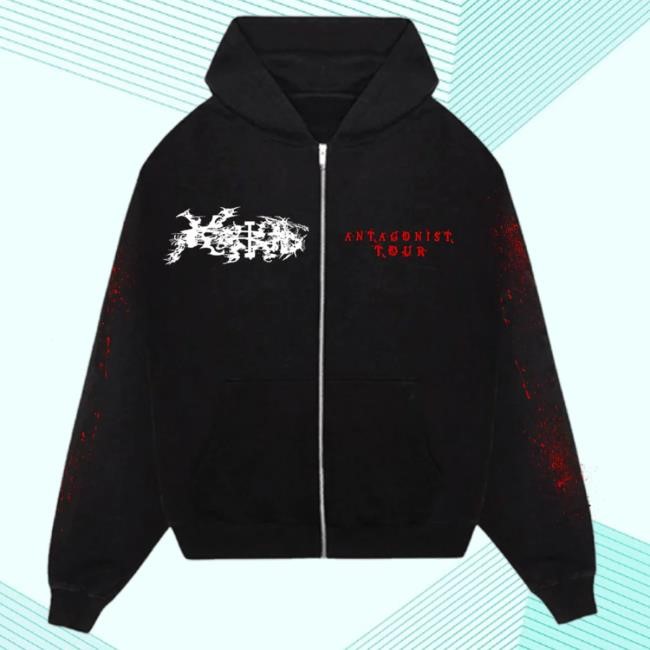 Official Playboi Carti Merch Store Ken Carson XTagonist Tour Zip Hood Official Playboi Carti Merch Store Ken Carson XTagonist Tour Zip Hoodies