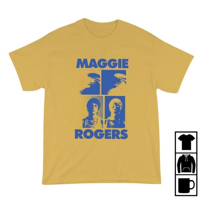 Maggie Rogers Merch Mustard Grid Tee Shirt Maggie Rogers Shop Maggie Rogers Merch Mustard Grid Tee Shirt Maggie Rogers Shop