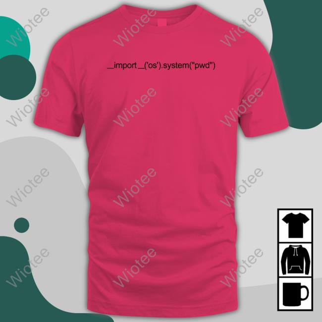Import Os System Pwd T-Shirt