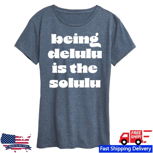 Instant Message - Being Delulu Is The Soululu - Women's Short Sleeve Graphic New Tee
