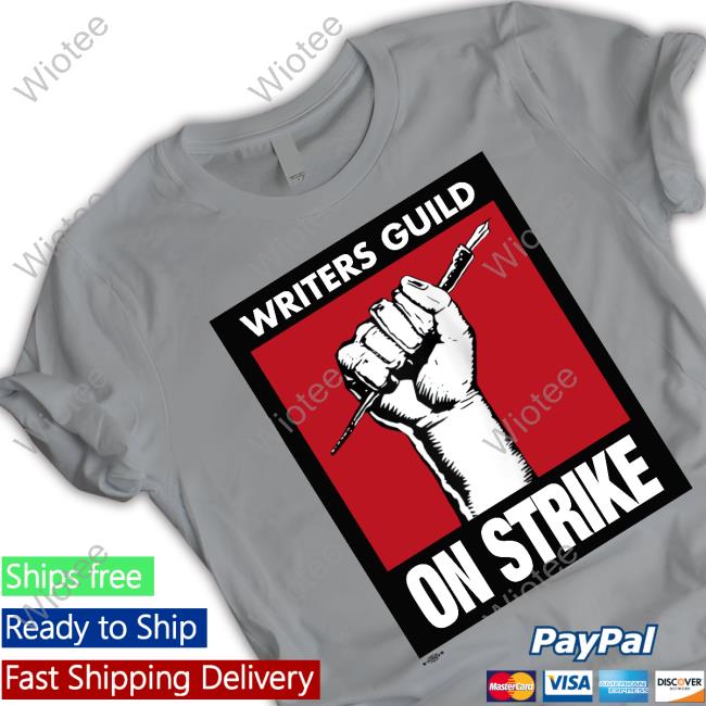 Official Writers Guild On Strike T Shirts