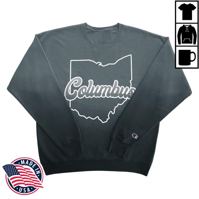 Official Ohio Clothing Merch Black Ombre Attractive Hoodie