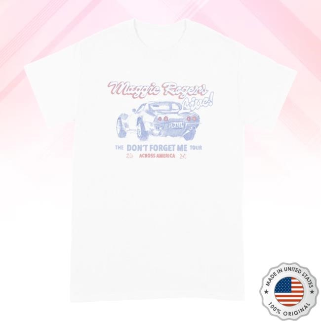 Maggie Rogers Merch The Don't Forget Me Tour Part I S/S Tee White Maggie Rogers Shop Maggie Rogers Merch The Don't Forget Me Tour Part I Short Sleeve Tee White Maggie Rogers Shop