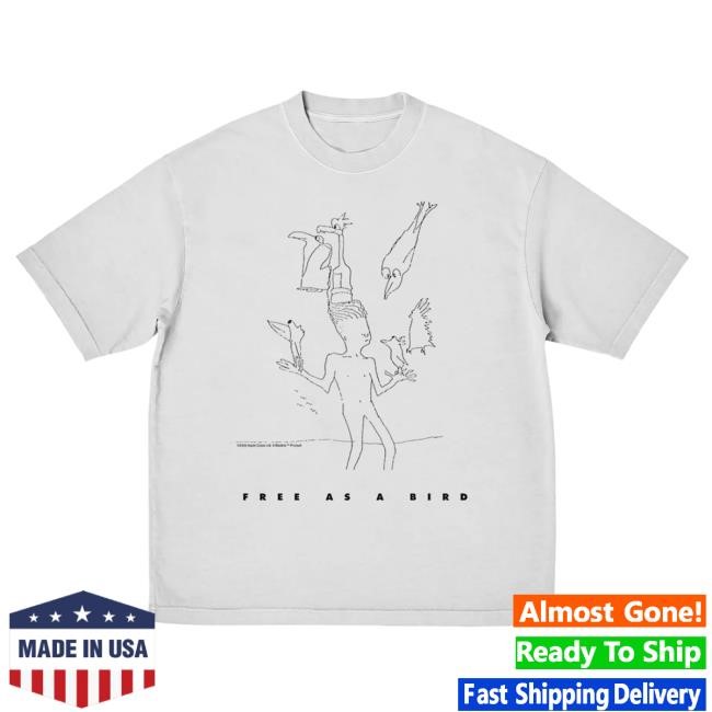 Classic Tour Free As A Bird T-Shirt The Beatles Fan Merch
