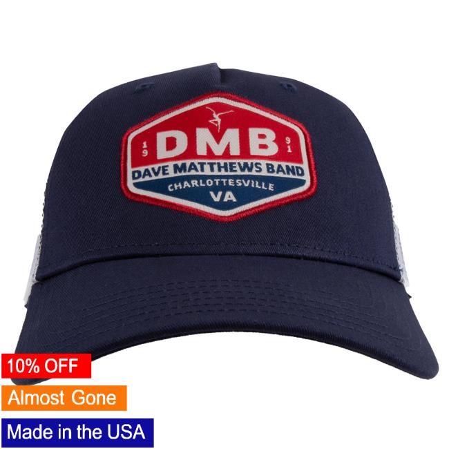 Official Dave Matthews Band Merch Store DMB Badge Trucker Hat