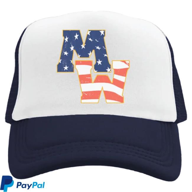 Morgan Wallen Mw Americana Foam Trucker Cap Morgan Wallen Merch Official