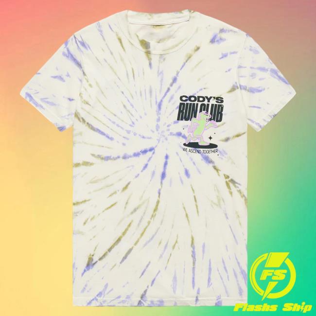 Official Cody's Run Club Runboy Tie Dye Shirts Tie-Dye Codys Run Club Official Cody's Run Club Runboy Tie Dye Tee Tie-Dye Codys Run Club