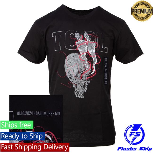 Official Tool Muisc Band Clothing Store Shop 2024 Tour New Shirt - Baltimore, Md ToolBand ToolMusic Merch