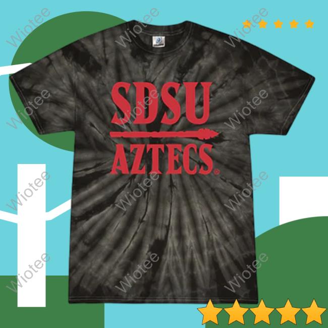 Official The Sdsu Nil Tie Dye Softball Sdsu Spear Shirt