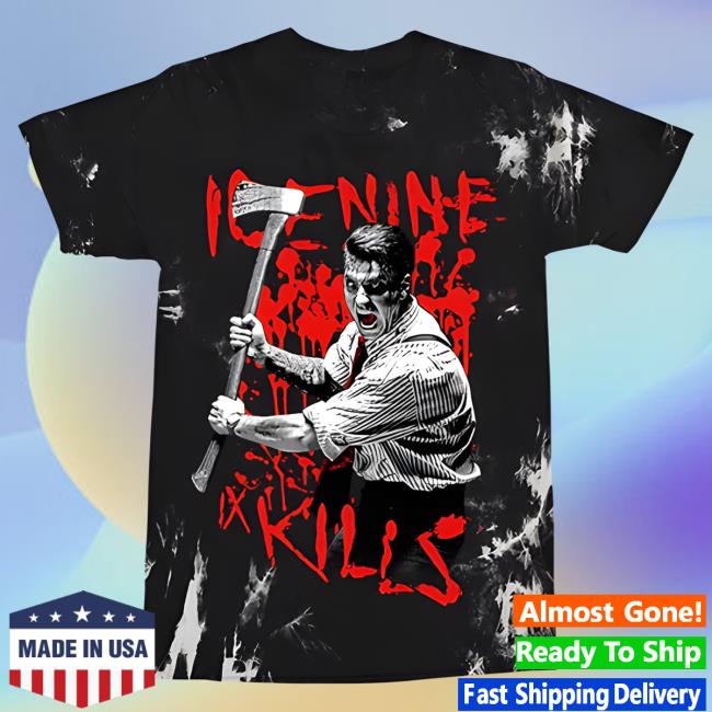 Official Ice Nine Kills Merch Bloody Spencer Dye T-Shirt IceNineKills