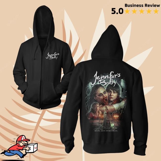 Gutter Garbs Jennifer's Body: Not Just High School Evil - Zip Hooded Sweatshirt Gutter Garbs Jennifer's Body: Not Just High School Evil - Zip Hoody