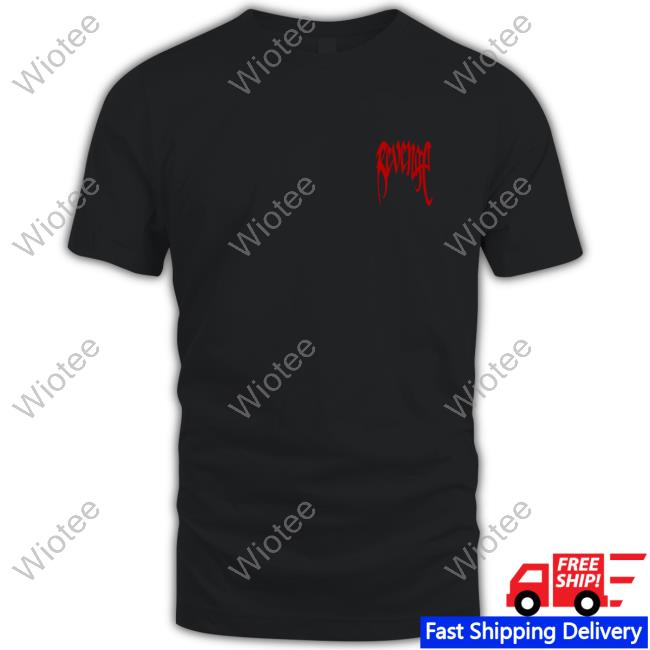 Official Red Logo Basic Pull Over Hoodie Black