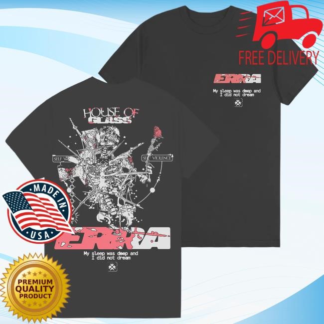 House Of Glass Vintage S/S Tee - ERRA House Of Glass Vintage T Shirt - ERRA