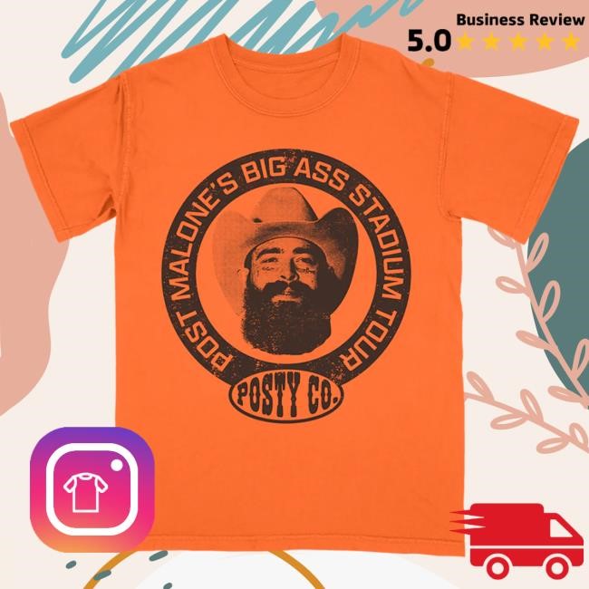 Official Post Malone Merch Store Circle Logo New Shirt PostMalone Official Post Malone Merch Circle Logo T Shirt PostMalone
