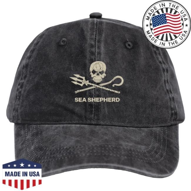 Official Sea Shepherd Store Jolly Roger Oat Logo Cap