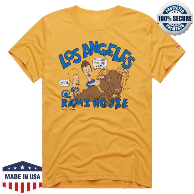 Official Homage Merch Store Homage Beavis And Butt-Head X Los Angeles Rams House Popover Shirt Homage Apparel Clothing Shop