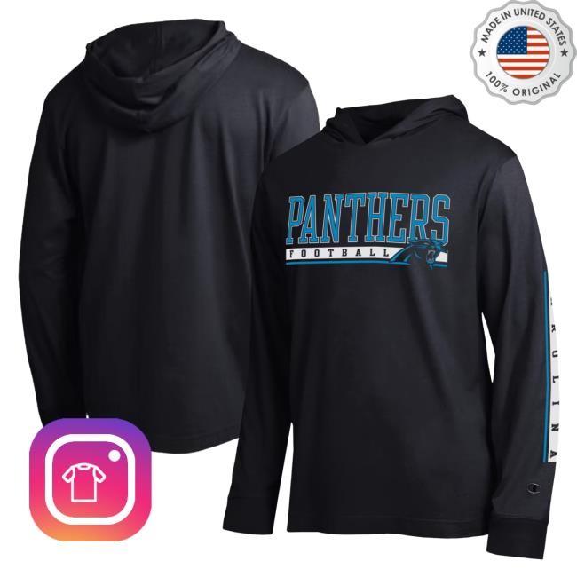 Carolina Panthers Champion All Star NFL Football Warm Hoodie Tee