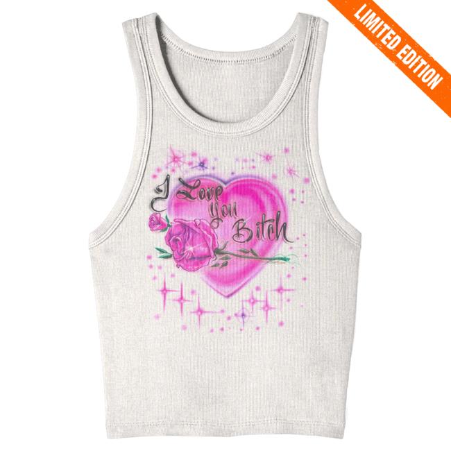 Official Lizzo Merch Store Shop Lizzo I Love You Airbrush Summer Tank Tee