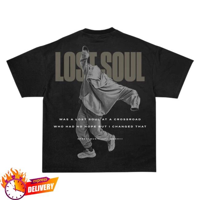 Official Nf Real Music Merch Store Vintage Black Lost Soul Photo Tee Shirt Nfrealmusic Shop