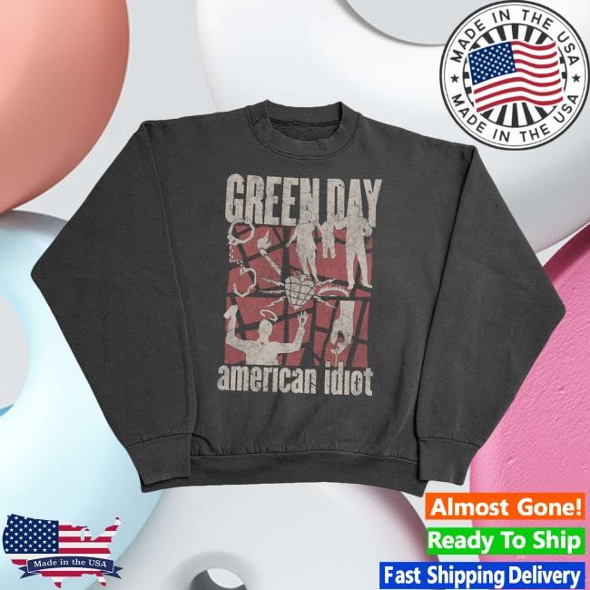 Official Green Day Apparel Store Tales of Another Broken Home Crewneck Sweatshirt Green Day